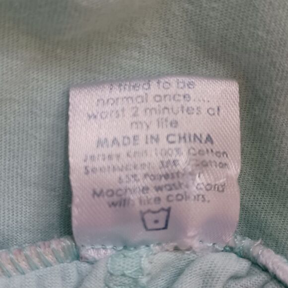 Lily Grace Women’s‎ Small Athletic Shorts Light Aqua Blue Striped Sides Bee Logo - Picture 3 of 6